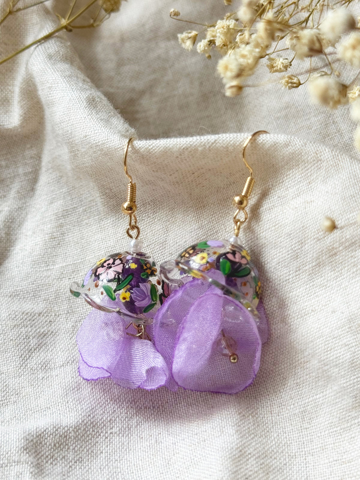 Lilac Charm Dangling