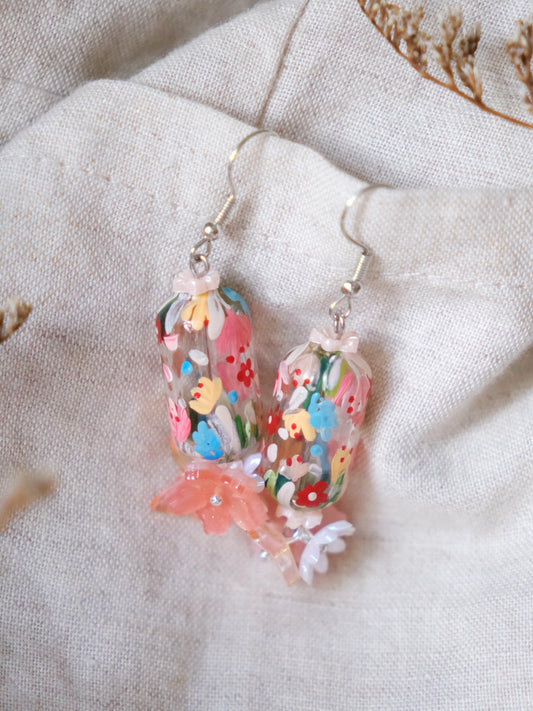 Skyblush Flora Earrings
