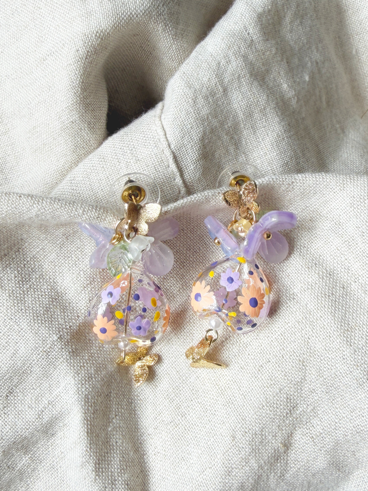 Purple Bloomette (925 silver)