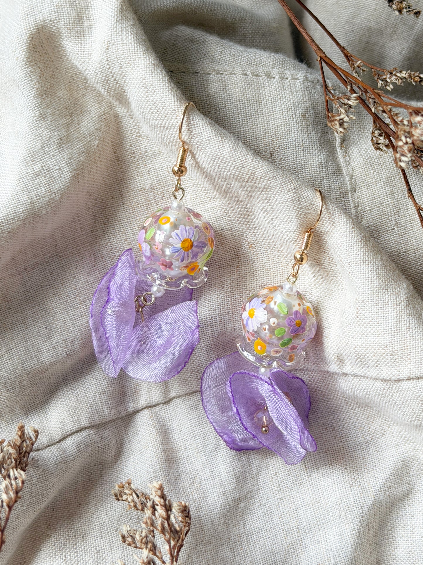 Violet Whisper Dangling