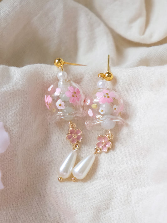 Yoshino Cherry Ball Studs
