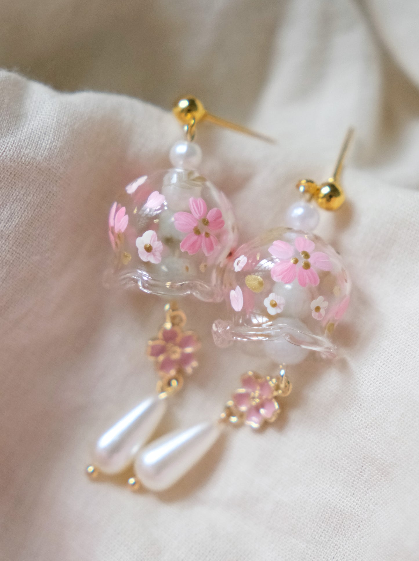 Yoshino Cherry Ball Studs