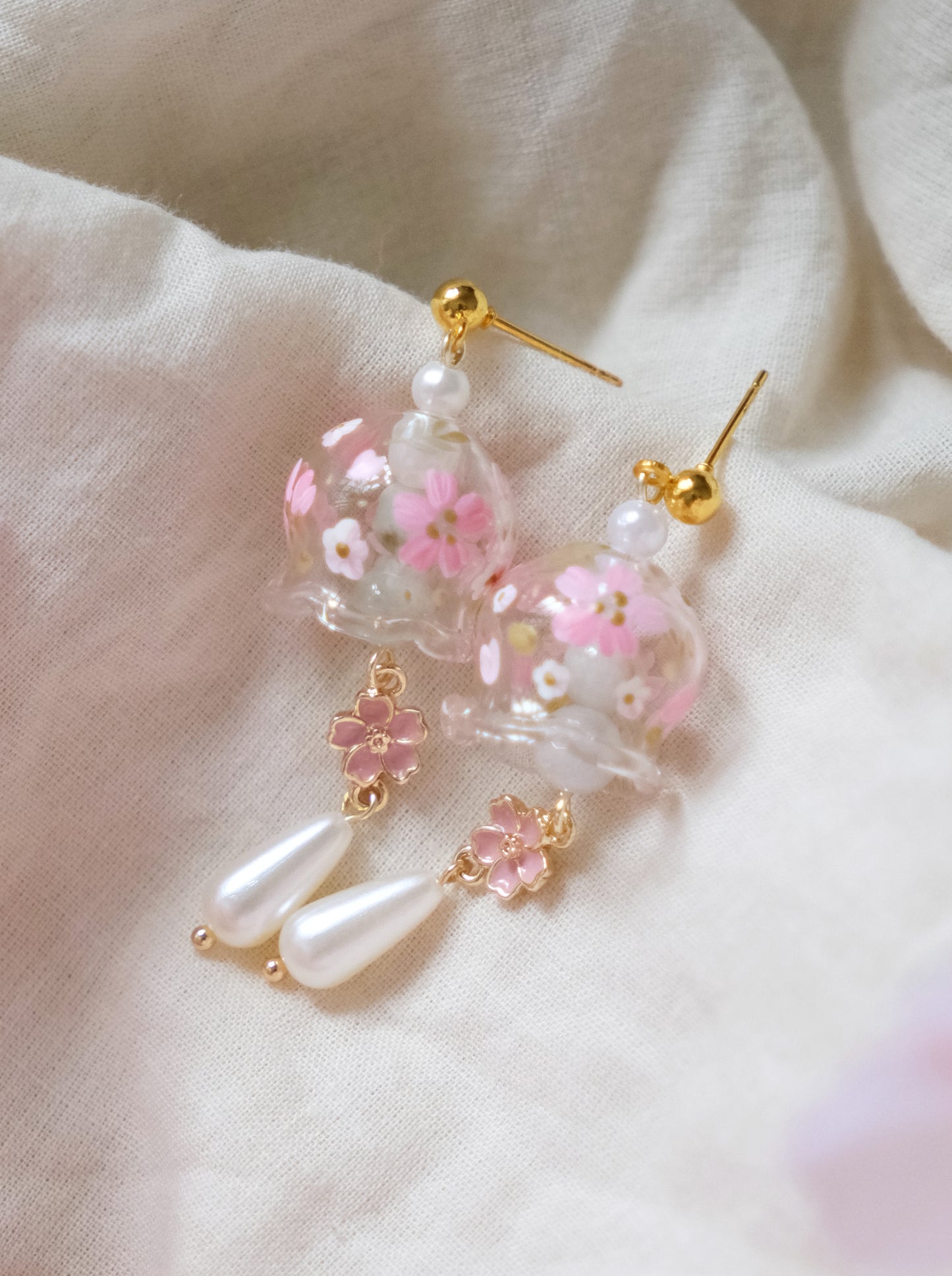 Yoshino Cherry Ball Studs