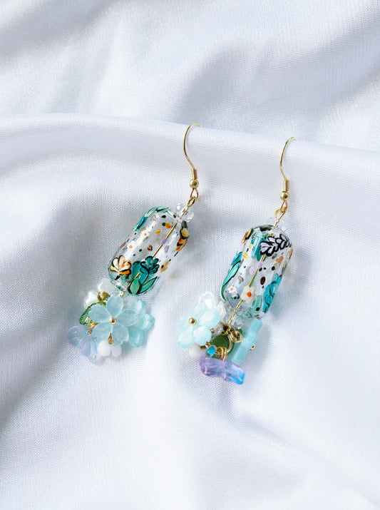 Calm Blooming Earrings (925 silver)