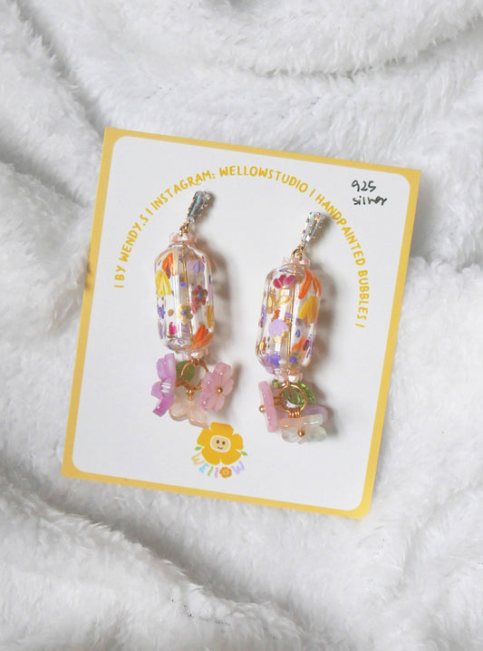 Lavella floral Earrings (925 silver)