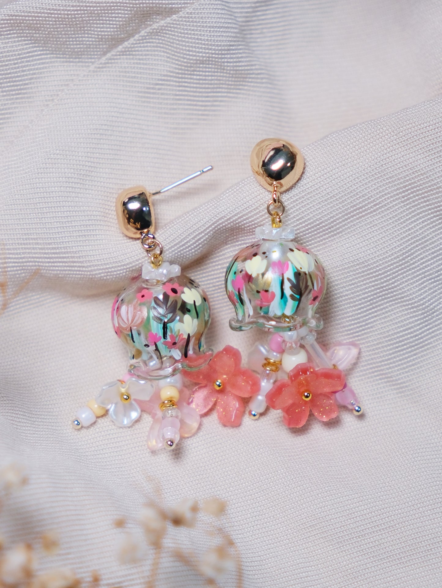 Vintage Floral Blossom (925 silver)