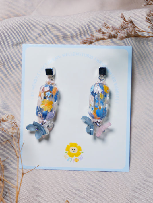 Ocean Warm floral Earrings