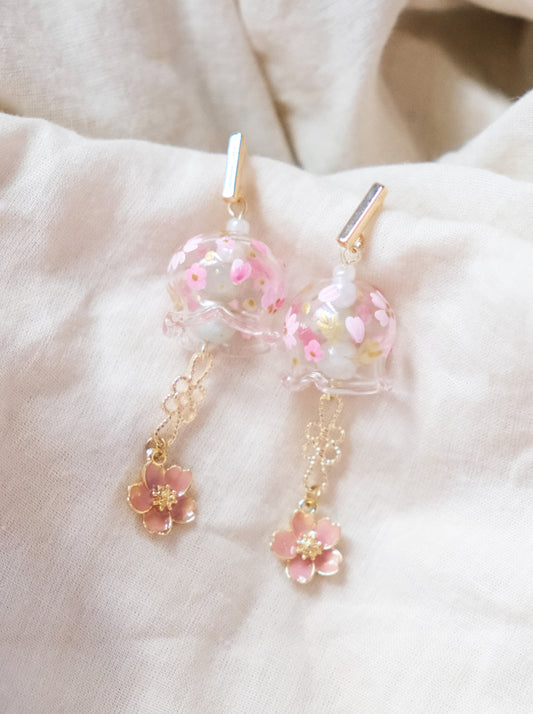 Yoshino Cherry Long Studs
