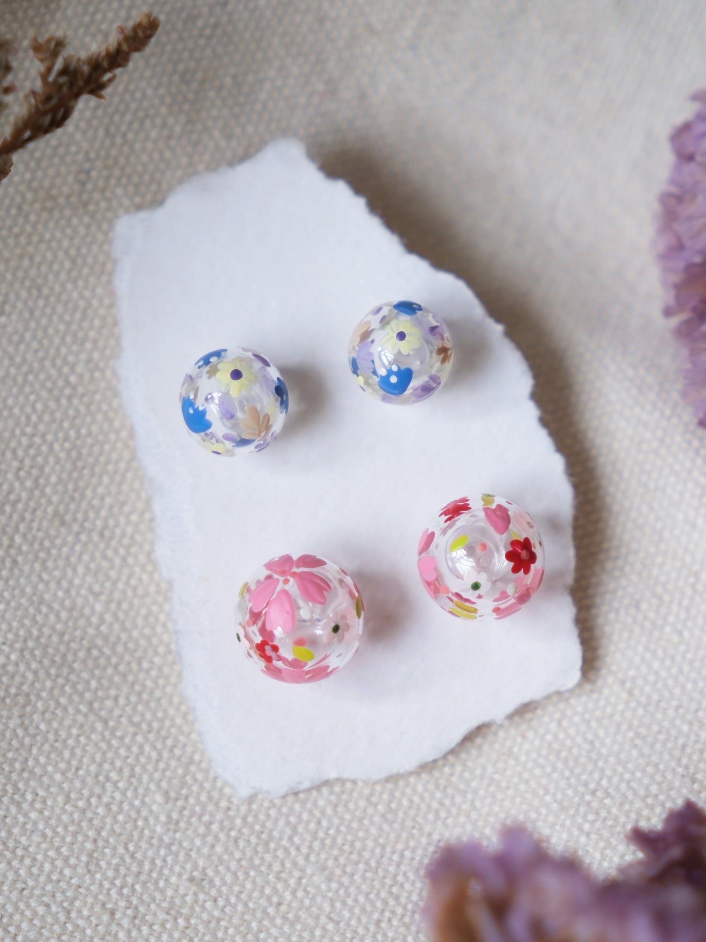 Floral Studs Set 1