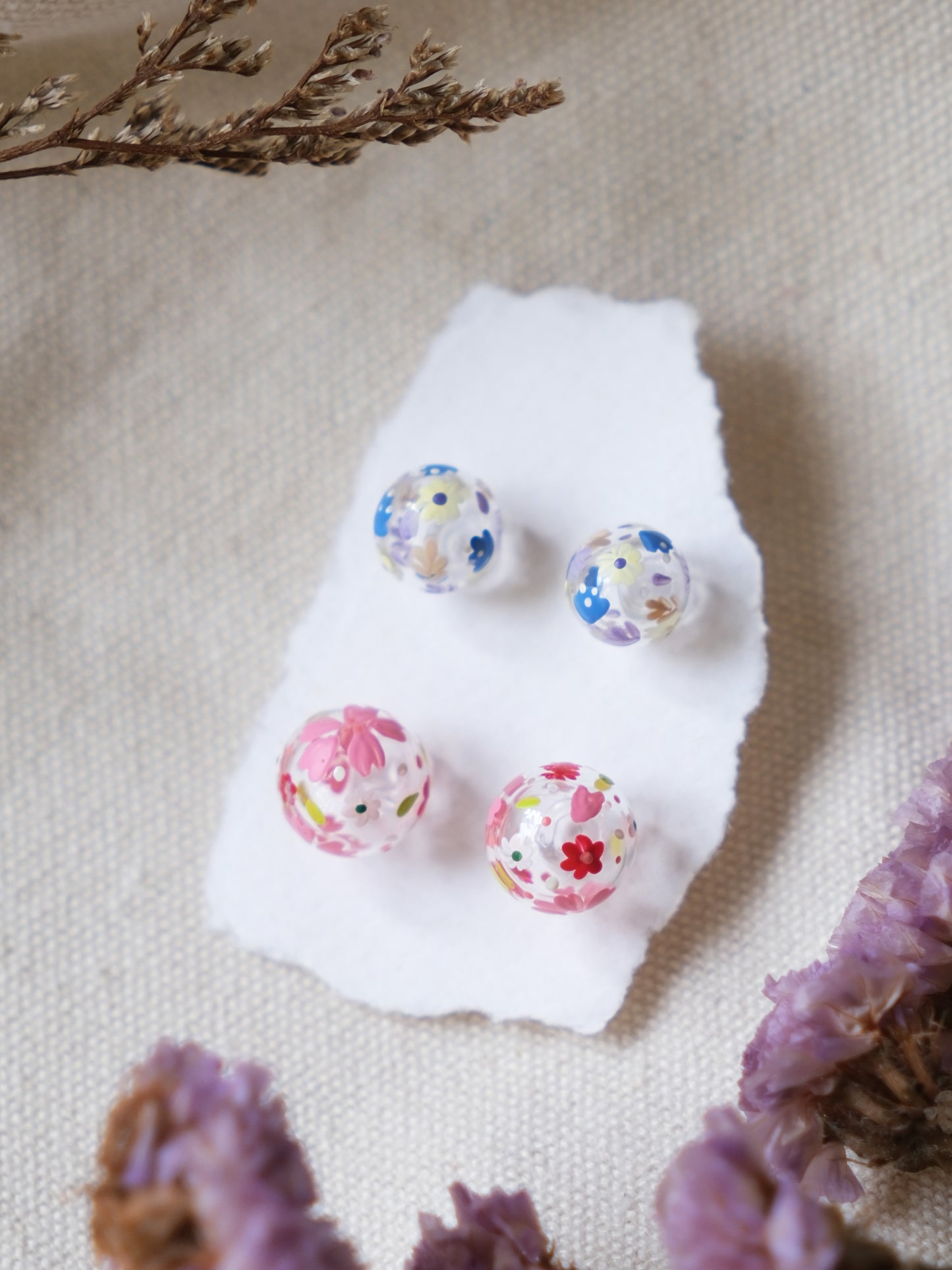 Floral Studs Set 1