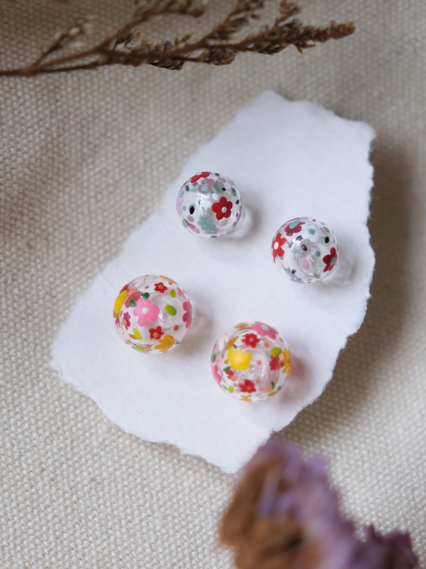 Floral Studs Set 2