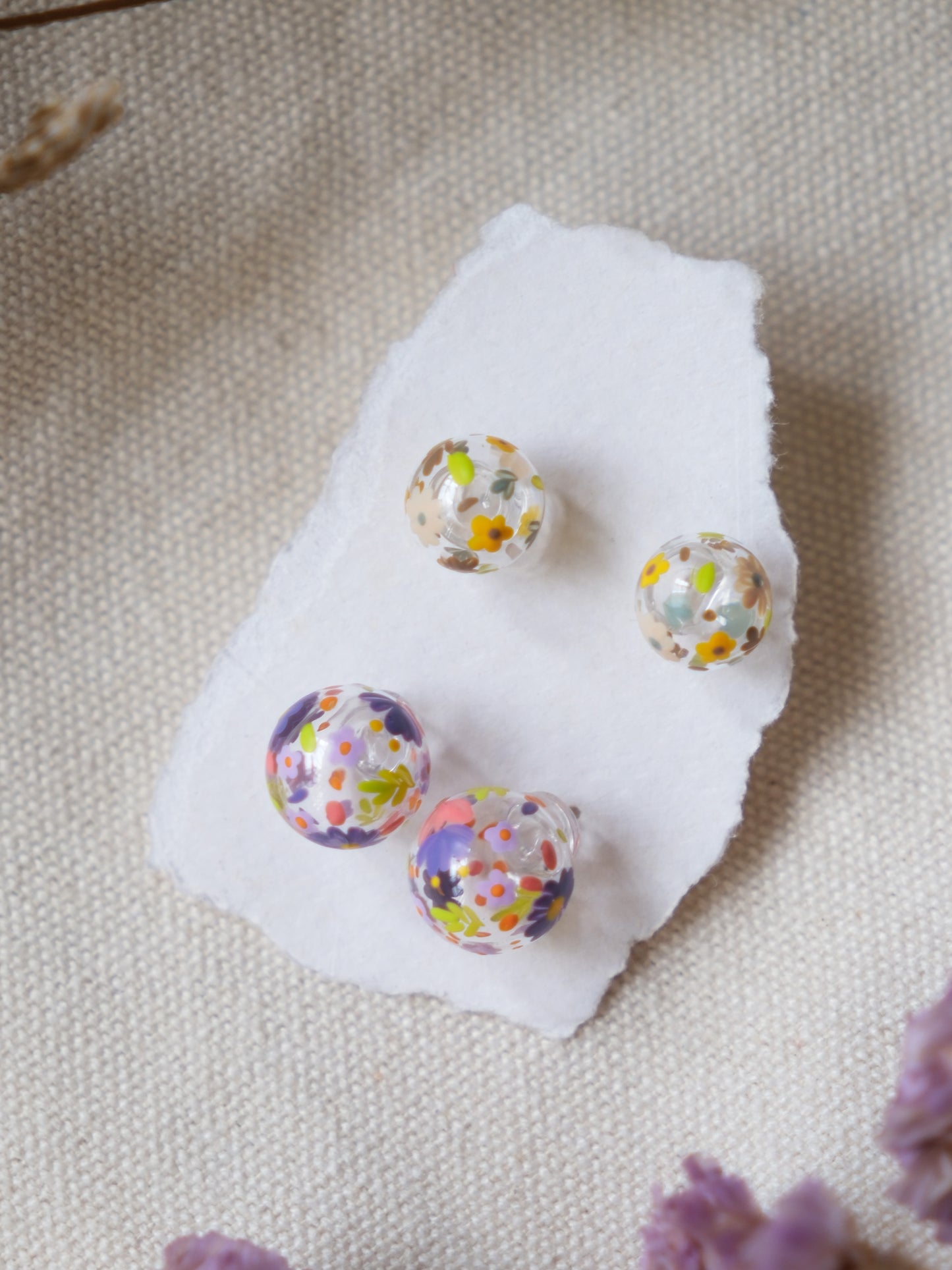 Floral Studs Set 5
