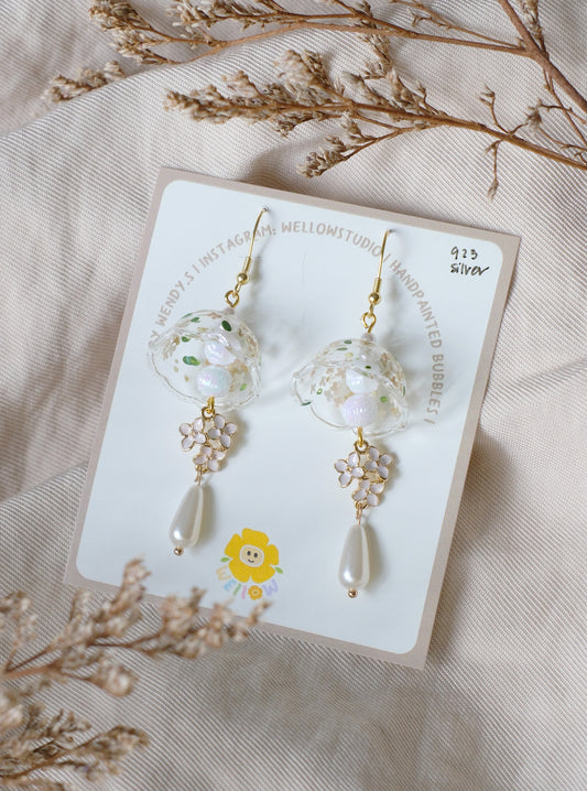 White Hydrangea (925 silver)