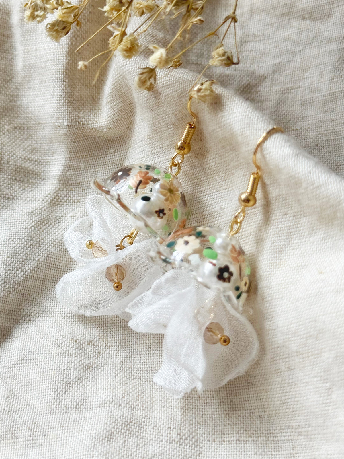 White Softly Dangling
