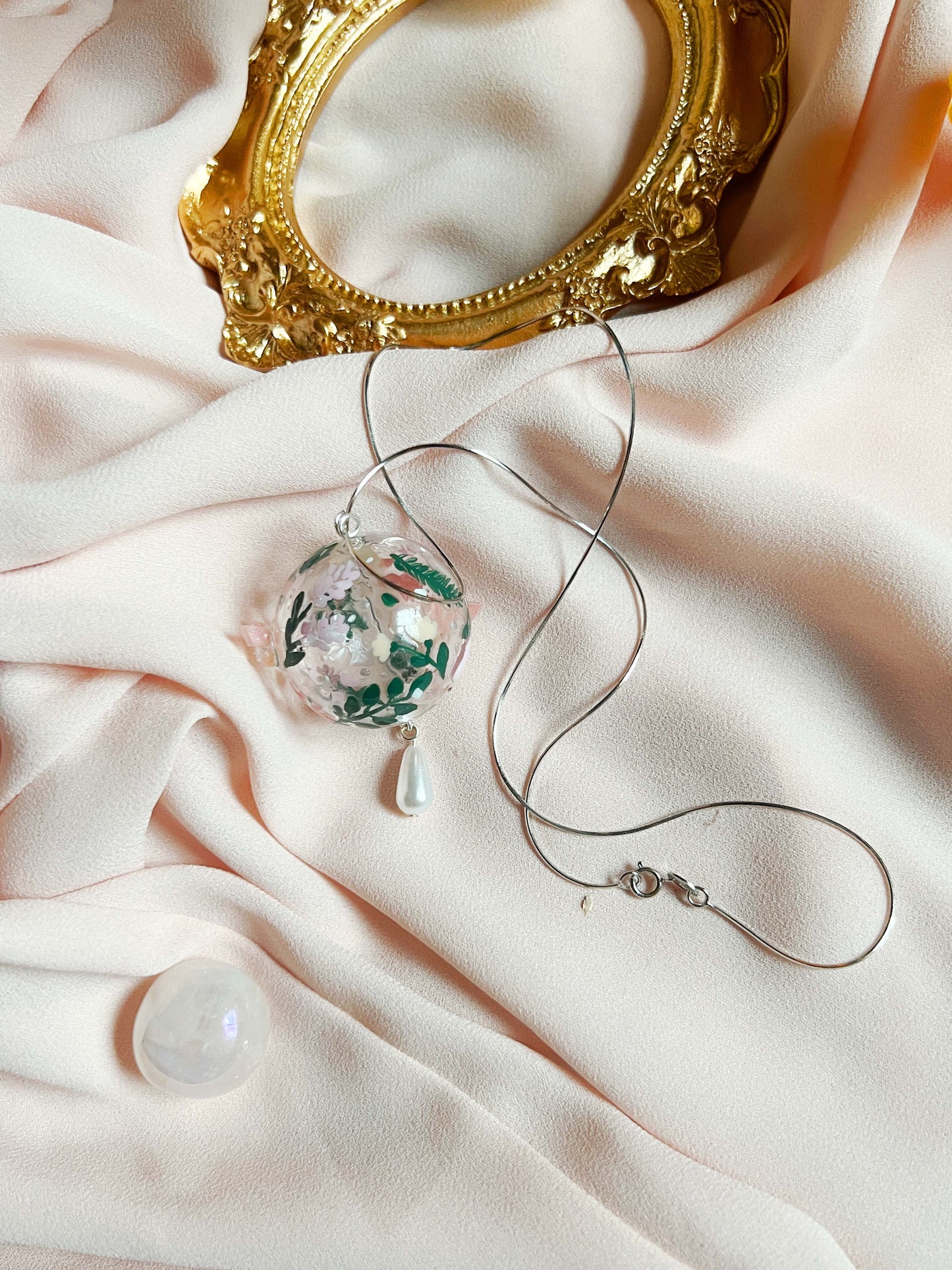 Rosy Necklace (925 Silver) - coated