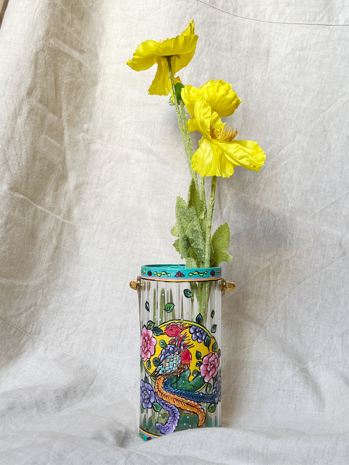 Peranakan Dried Flower Vase